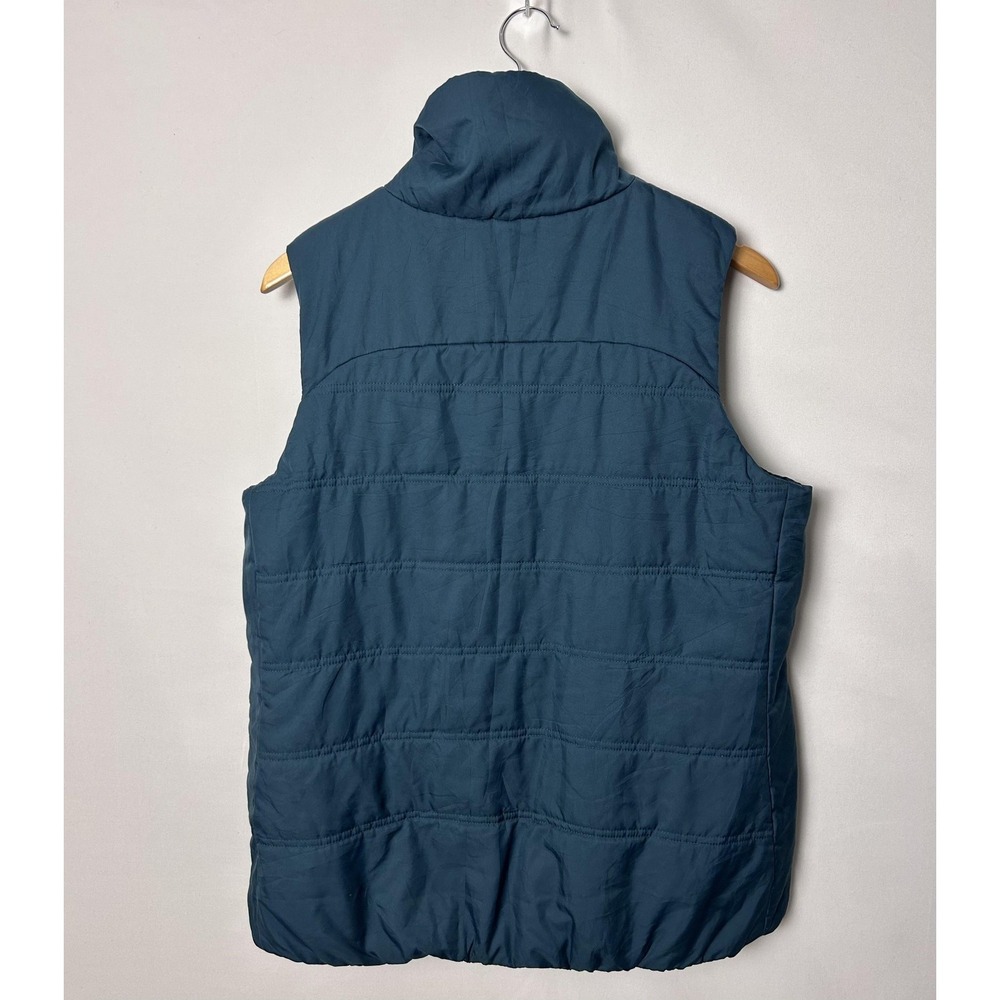 Nike Repel Vest Womens Large Dark Teal Quilted Puffer Full Zip Golf Athletic - Picture 3 of 8